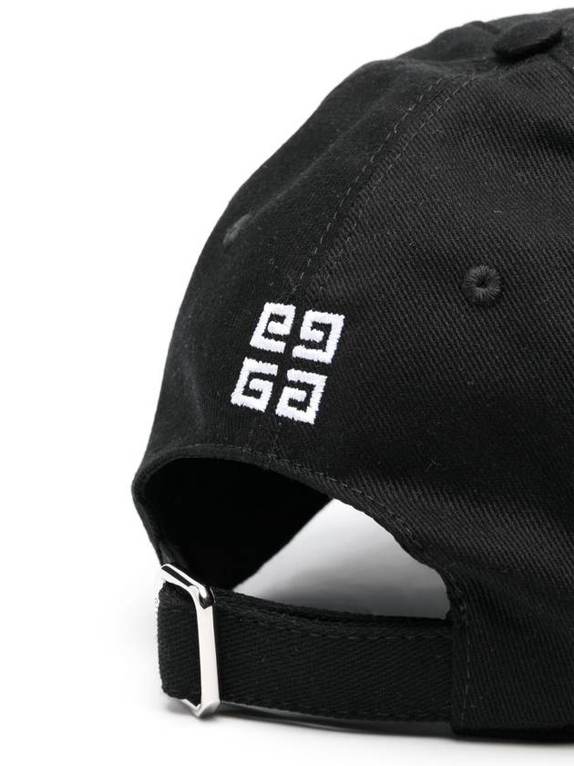 4G Logo Twill Ball Cap Black - GIVENCHY - BALAAN 3