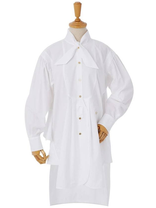 Classic tie dressOFF WHITE - AOW - BALAAN 1