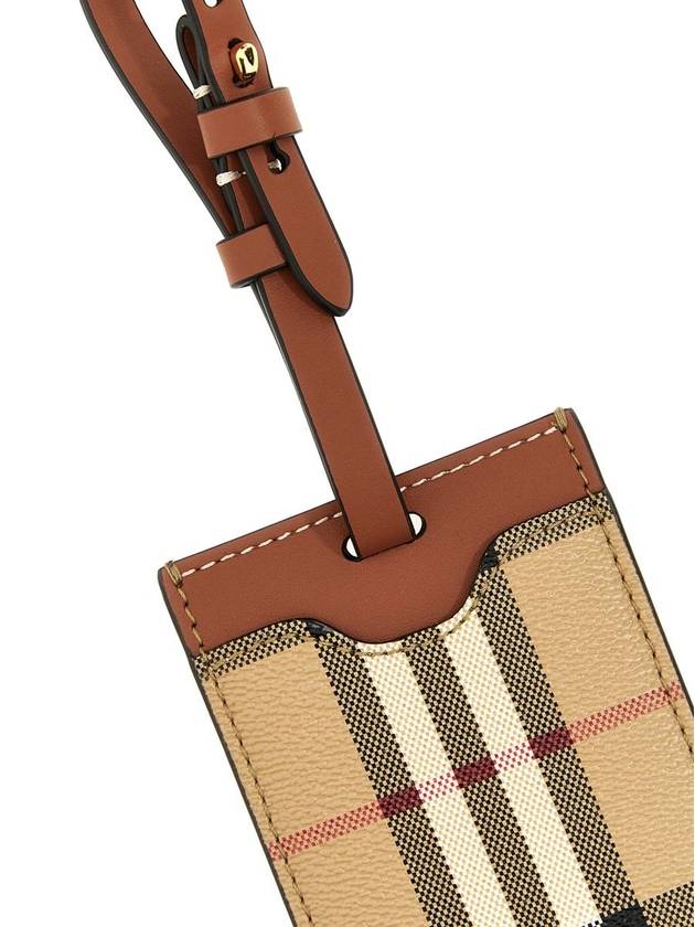 Check Luggage Tag Beige - BURBERRY - BALAAN 4