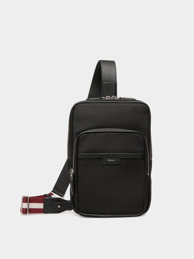 Code Nylon Sling Cross Bag Black - BALLY - BALAAN 2