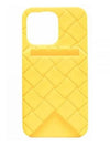 Intrecciato iPhone 13 Pro Phone Case Lemon - BOTTEGA VENETA - BALAAN 2