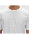 Logo Print Short Sleeve T-Shirt White - CP COMPANY - BALAAN 5