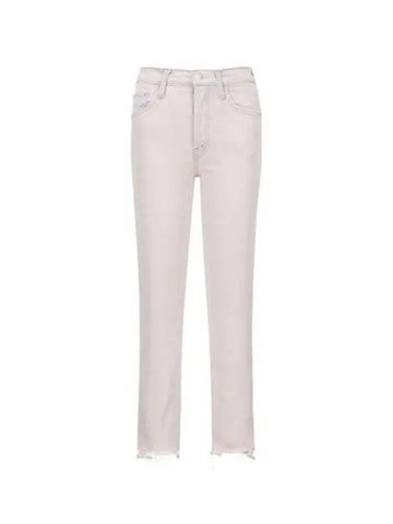 Pants Women Light Stretch Denim Pink - MOTHER - BALAAN 1