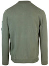 Cotton Mixed Bomber Cardigan Green - CP COMPANY - BALAAN 3