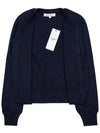 Bold Fox Head Patch Regular Cardigan Navy - MAISON KITSUNE - BALAAN 5