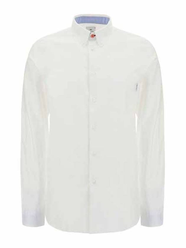 Taylor Fit Long Sleeve Shirt White - PAUL SMITH - BALAAN 1