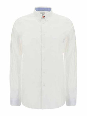 Taylor Fit Long Sleeve Shirt White - PAUL SMITH - BALAAN 1