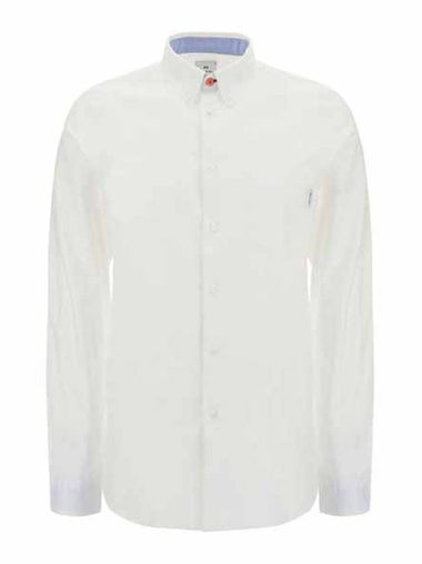 Taylor Fit Long Sleeve Shirt White - PAUL SMITH - BALAAN 1