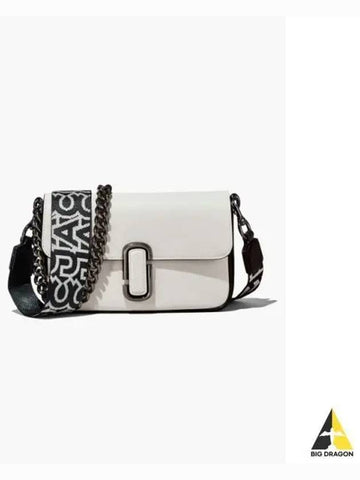 Bi Color J Marc The Shoulder Bag BlackWhite MBBAA23014WHX - MARC JACOBS - BALAAN 1