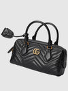 GG Marmont Small Top Handle Bag Black - GUCCI - BALAAN 6