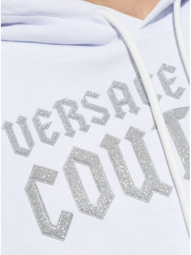 Versace Jeans Couture Oversize Hoodie, Women's, White - VERSACE - BALAAN 5