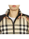 Women's Detachable Check Hooded Padding Archive Beige - BURBERRY - BALAAN 10