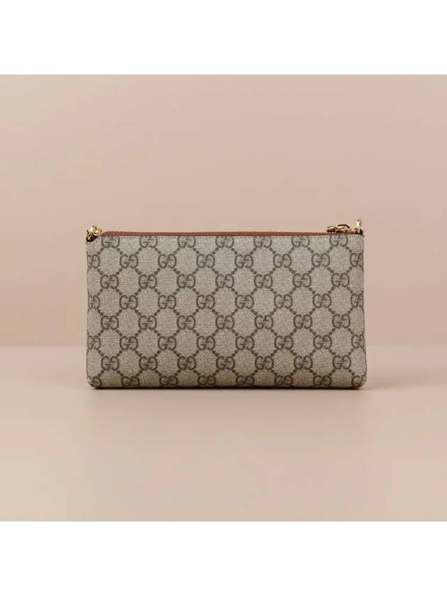 GG Supreme Mini Shoulder Bag Beige - GUCCI - BALAAN 2