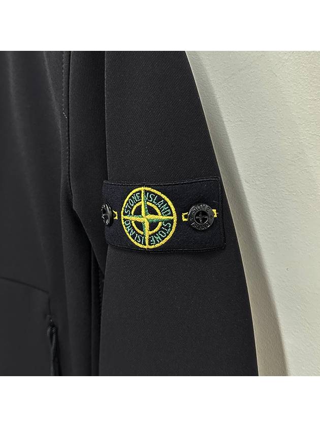 Kids Waffen Patch Zip up Jacket Black 7716Q0312 V0029 - STONE ISLAND - BALAAN 3