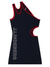 Sportswear Marta One Shoulder Cut Out Short Dress Navy - J.LINDEBERG - BALAAN 2