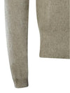 Texture Crew Neck Knit Top Taupe - AMI - BALAAN 7