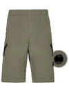 Chrome R Multi-Pocket Bermuda Shorts Green - CP COMPANY - BALAAN 2