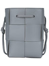 Intrecciato Cassette Small Bucket Bag Grey - BOTTEGA VENETA - BALAAN 6