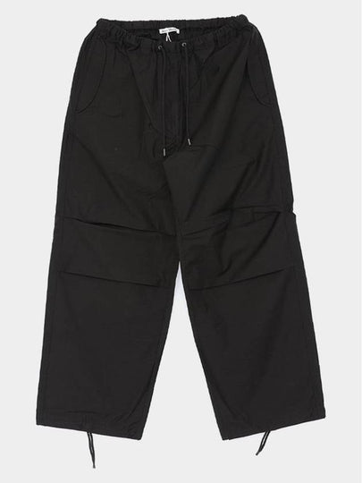 Relaxed Fit Straight Pants Black - ACNE STUDIOS - BALAAN 2