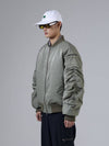 Men's Overfit MA 1 Bomber Jacket Khaki - UNNORM IS DEAD - BALAAN 3