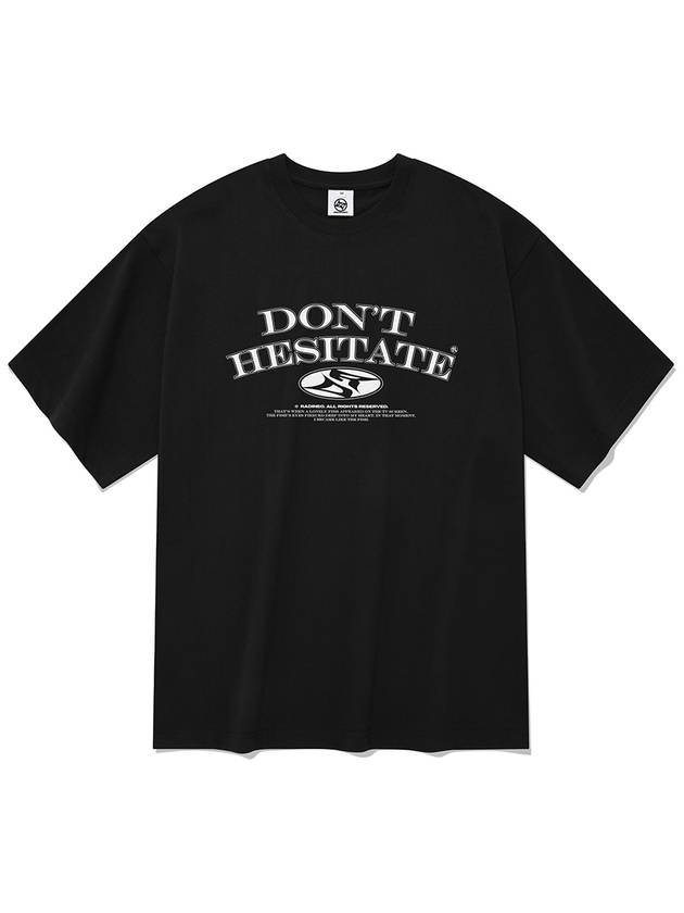 Slogan short sleeve t shirt black - RADINEO - BALAAN 1