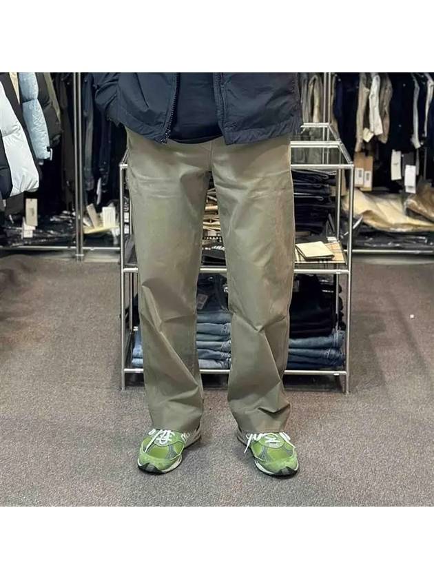 straight fit pants khaki - TEN C - BALAAN 1