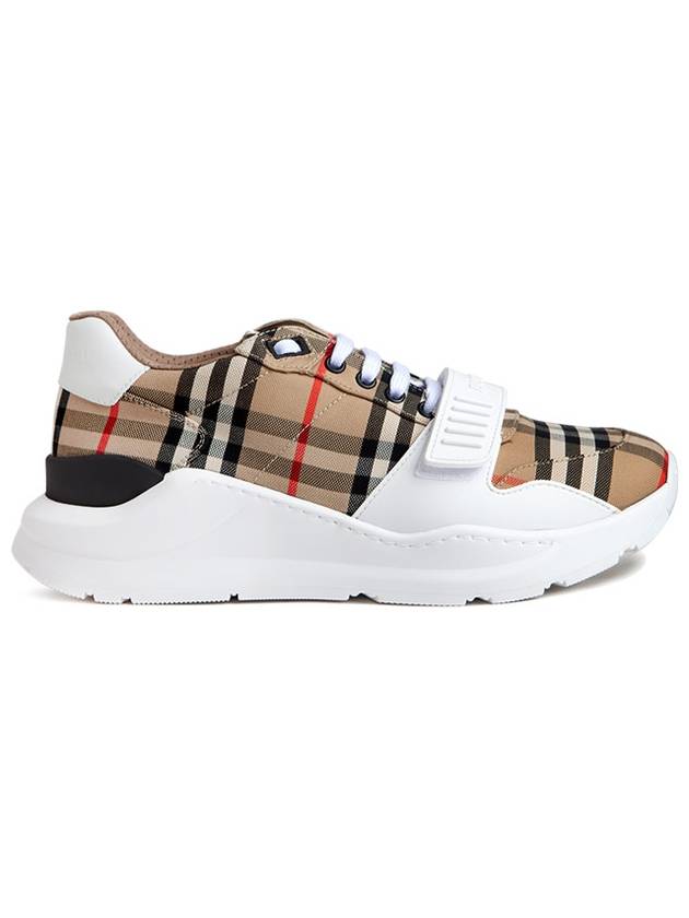 Vintage Check Suede Leather Sneakers Archive Beige - BURBERRY - BALAAN 2