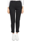 Lei Fleece Twill Stretch Pants Black - J.LINDEBERG - BALAAN 1