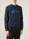 Everything Typo Sweatshirt Navy - ACNE STUDIOS - BALAAN 4