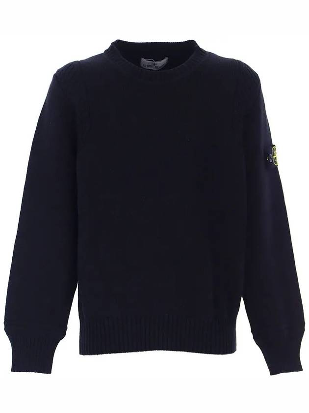 12th Anniversary Kids Wappen Knit Navy 7316509A2 V0020 - STONE ISLAND - BALAAN 1