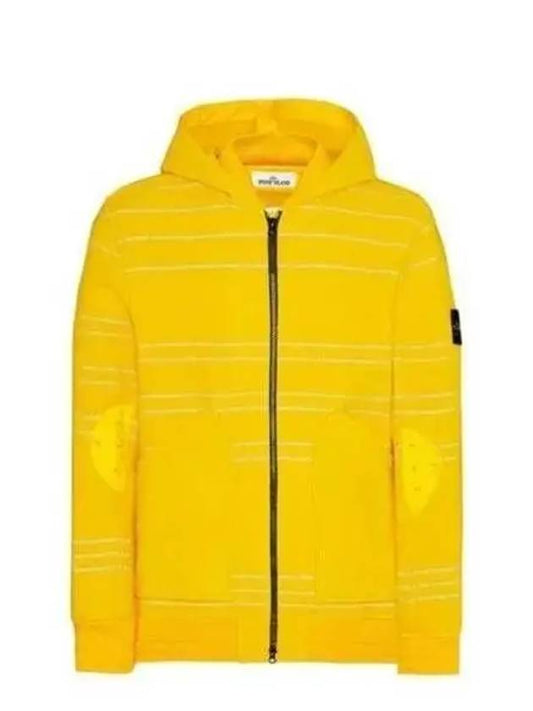 Men's Wappen Patch Zip-up Jacket Yellow - STONE ISLAND - BALAAN 2