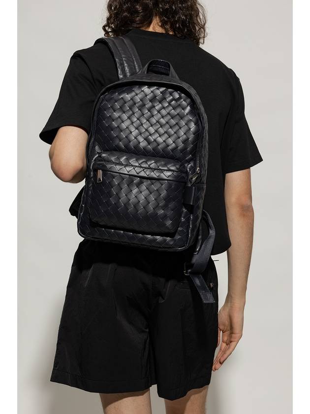 Intrecciato Small Calfskin Backpack Space - BOTTEGA VENETA - BALAAN 3