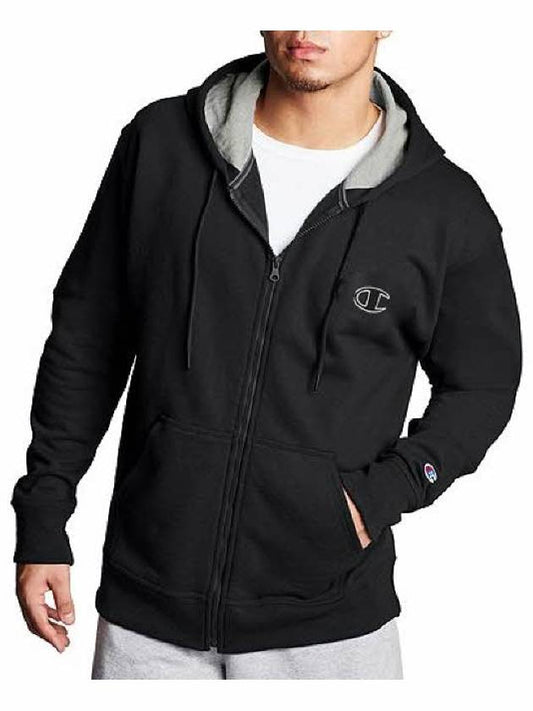 Premium hooded zipup black GF91 - CHAMPION - BALAAN 1