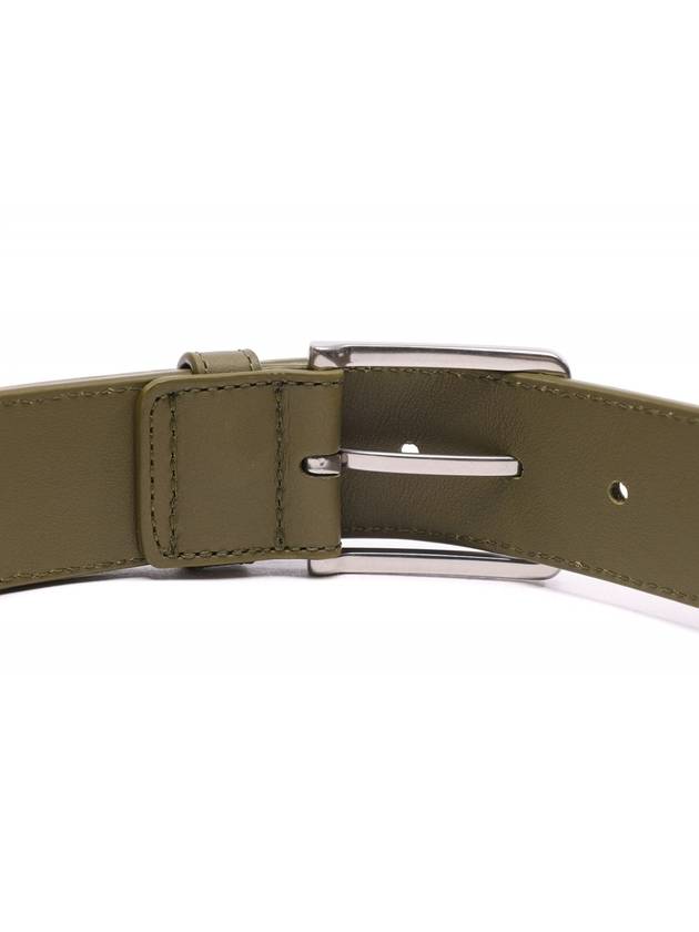 Intrecciato Leather Belt Mud - BOTTEGA VENETA - BALAAN 7