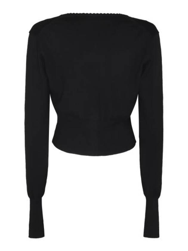 Bea Crop Cardigan Black - VIVIENNE WESTWOOD - BALAAN 3