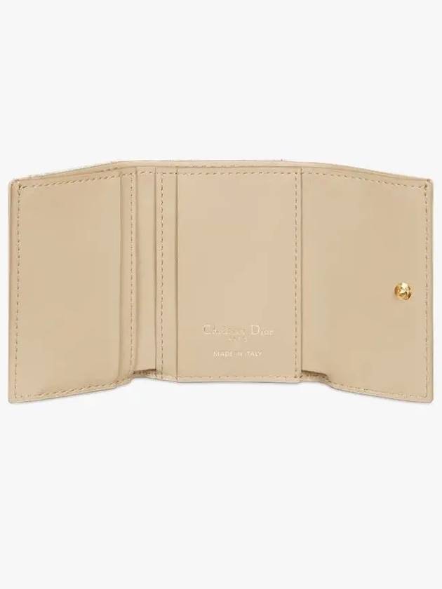 30 Montaigne Tri-Fold Half Wallet Natural - DIOR - BALAAN 4