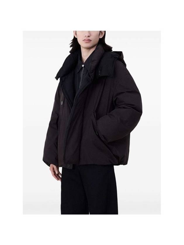 Hooded Puffer Padding Espresso - LEMAIRE - BALAAN 6