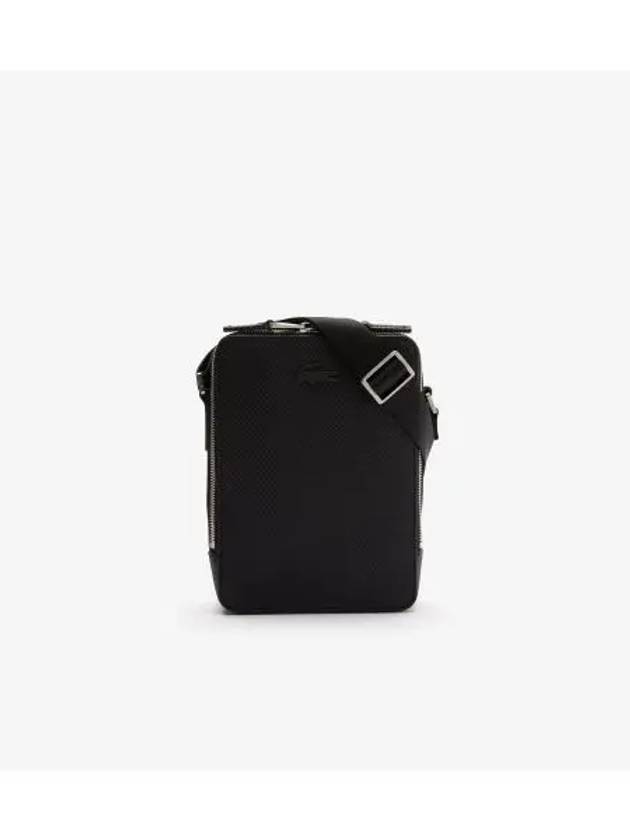 Men s Chantaco Vertical Camera Bag Black - LACOSTE - BALAAN 1