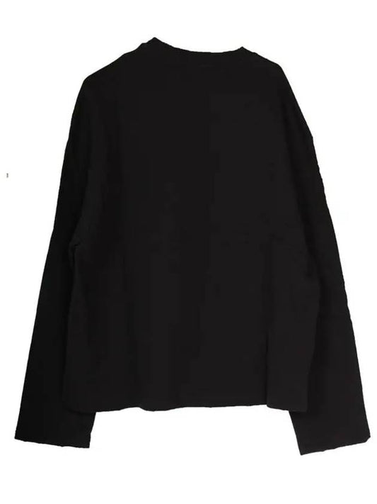 Sweatshirt NUS19299 009 BLACK Men's Sweatshirt Long Sleeve Tshirt - IH NOM UH NIT - BALAAN 2