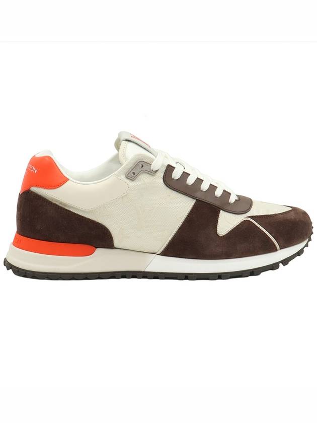 Mocha Brown Suede Monogram Jacquard Runaway Men s Sneakers 7 5 1AC4XQ - LOUIS VUITTON - BALAAN 5