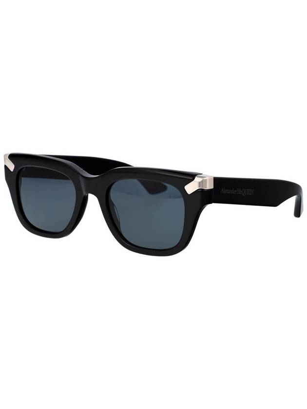 24SS sunglasses AM0439S 002 black - ALEXANDER MCQUEEN - BALAAN 3