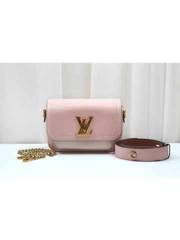 Lock Me Tender Shoulder Bag Eau de Rose M58555 - LOUIS VUITTON - BALAAN 1