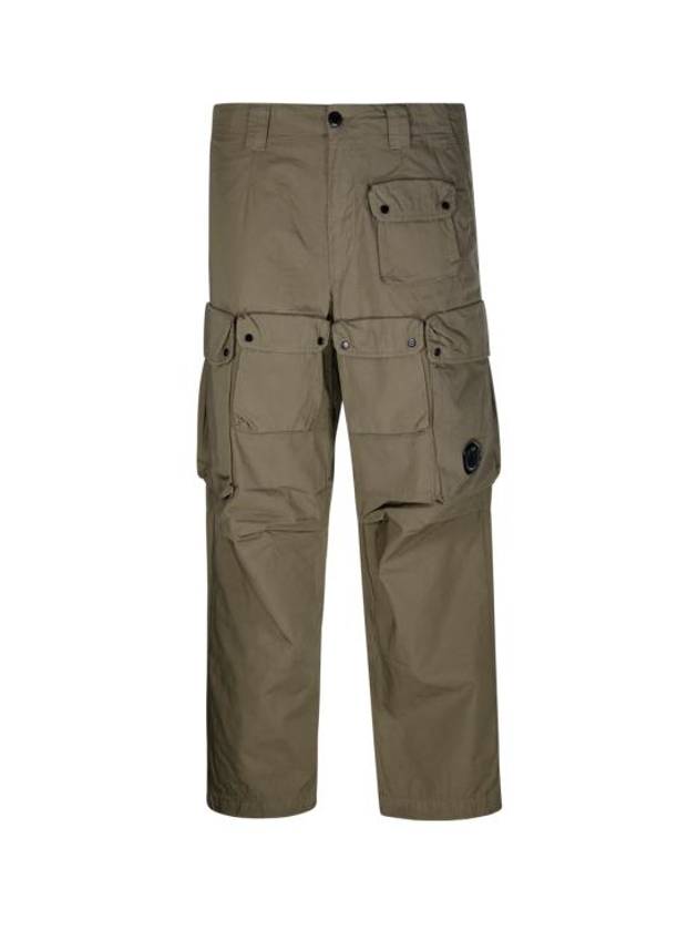 Rip-Stop Loose Utility Cargo Straight Pants Green - CP COMPANY - BALAAN 1