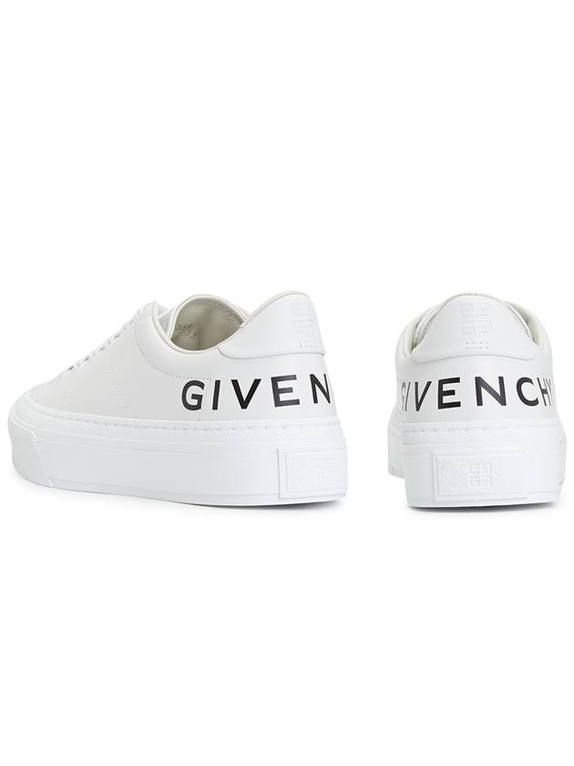 City Sports Leather Low Top Sneakers White - GIVENCHY - BALAAN 7