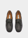 Kyan Leather Driving Shoes Black - BALLY - BALAAN 3