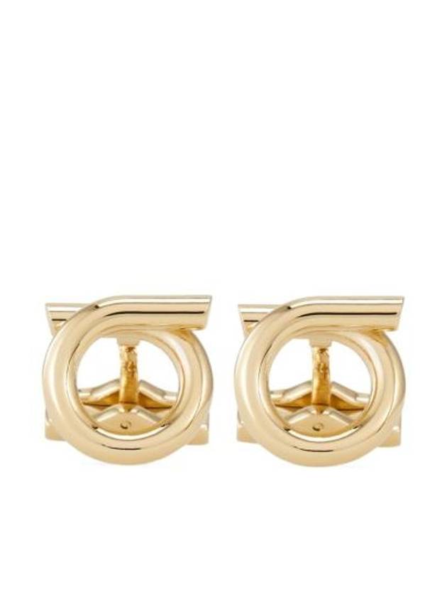 Gancini Cufflinks Gold - SALVATORE FERRAGAMO - BALAAN 1