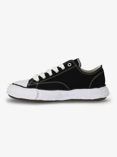 Peterson23 OG Sole Canvas Low Top Sneakers Black - MAISON MIHARA YASUHIRO - BALAAN 2