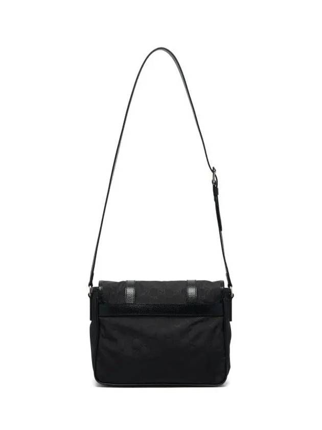 GG Microsima Nylon Messenger Bag Black - GUCCI - BALAAN 6