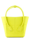 Arco Mini Rubber Tote Bag Kiwi - BOTTEGA VENETA - BALAAN 2