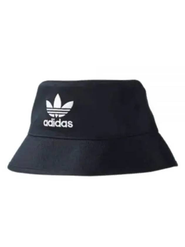 Trefoil Logo Bucket Hat Black - ADIDAS - BALAAN 2